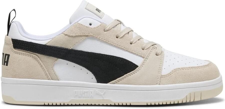 PUMA Schuhe Low Rebound v6 Low SD 402262 Alpine Snow- Black- White - Foto 4