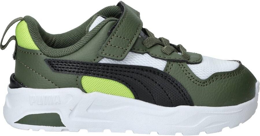 Puma Trinity 3 LT imitatieleren sneakers wit kaki - Foto 7