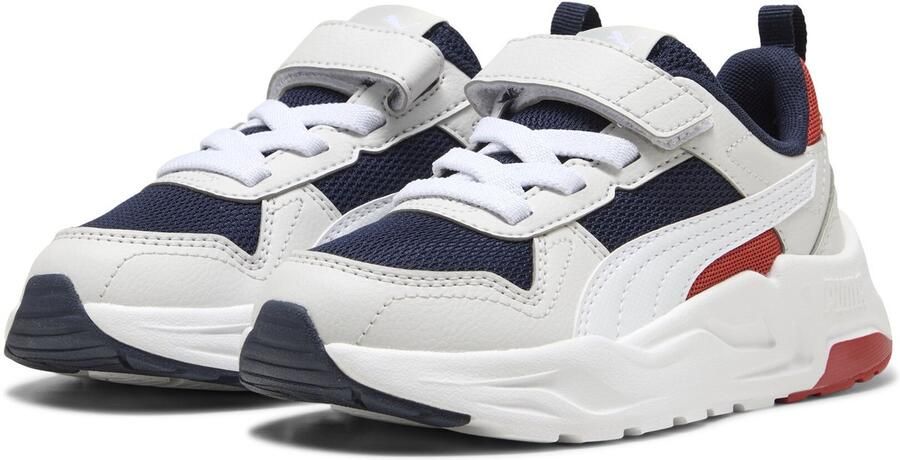 Puma Trinity mesh sneakers donkerblauw wit - Foto 4