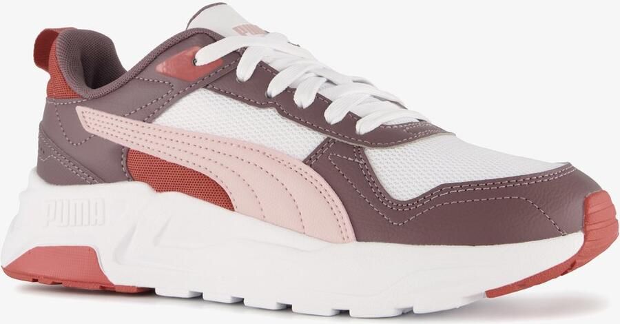 PUMA Trinity 2 LT dames sneakers wit paars Uitneembare zool