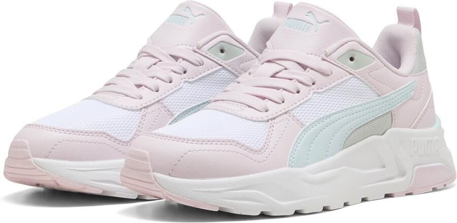 Puma Trinity 2 LT mesh sneakers lichtroze lichtblauw - Foto 4