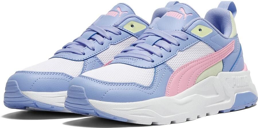 PUMA Trinity 2 LT Jr Unisex Sneakers White-Pink Shimmer-Intense Lavender