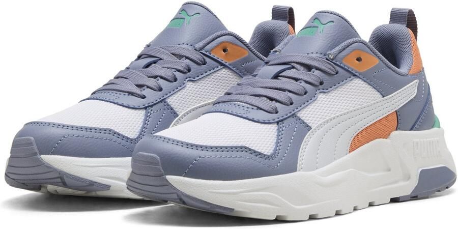 PUMA Trinity 2 LT Jr Unisex Sneakers White-Silver Mist-Gray Sky