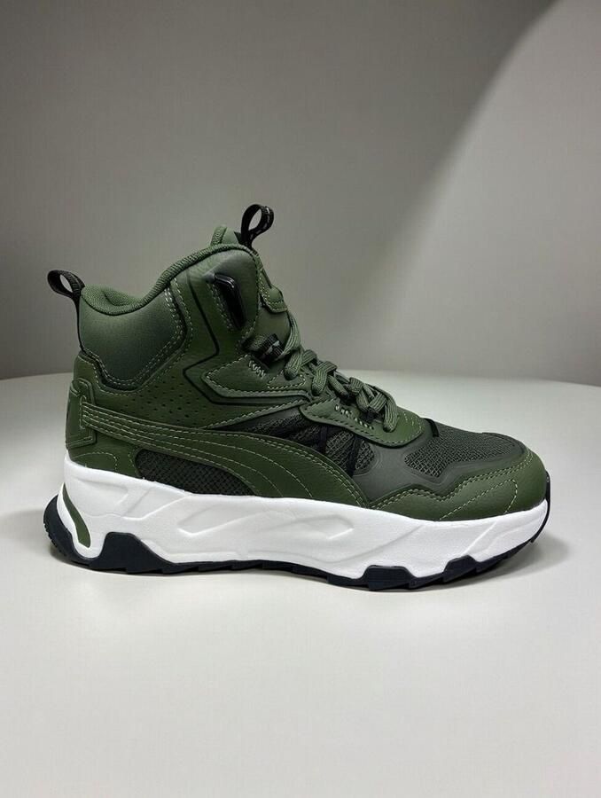 Puma Groene Mid Hybrid Enkellaarzen Green Heren