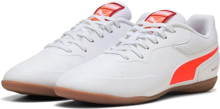 PUMA Truco Iii Jr Zaalschoenen Wit