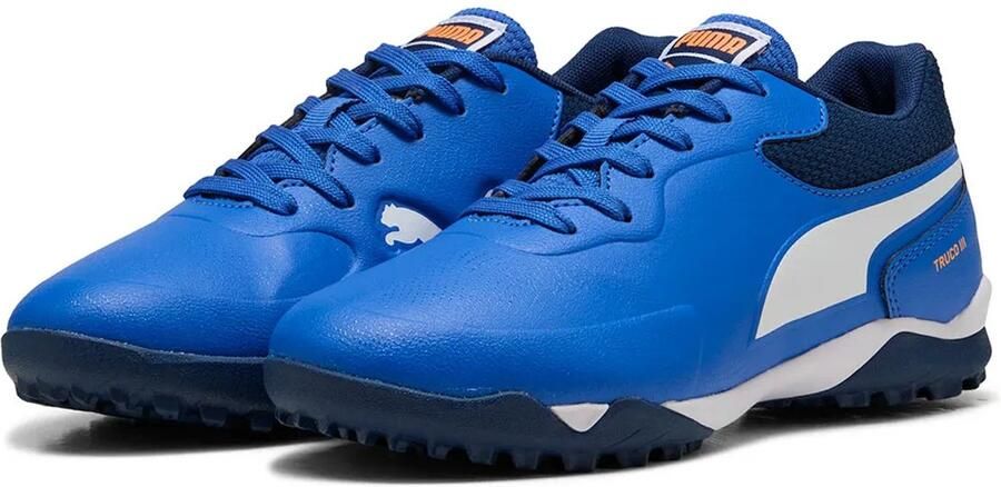 PUMA Truco Iii Tf Junioren Voetbalschoenen Blauw Kinderen
