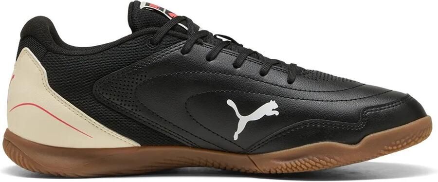 PUMA Heren Truco IV Voetbalschoenen Black Ultra Red