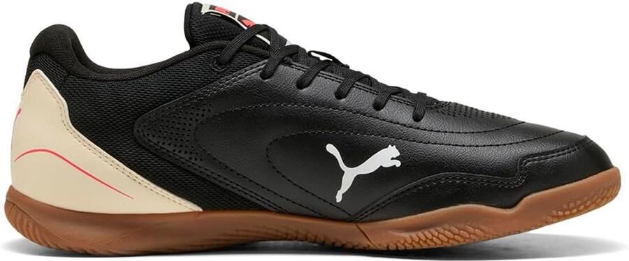 PUMA Heren Truco IV Voetbalschoenen Black Ultra Red