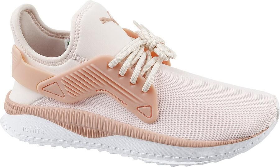 PUMA Tsugi Cage Jr 365962-03 Kinderen Beige Skate Sneakers