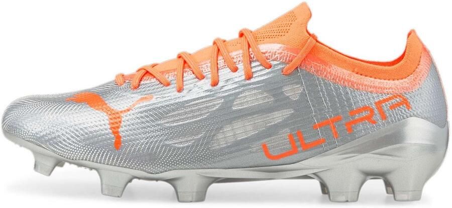 PUMA Ultra 1.4 Gras Kunstgras Voetbalschoenen (MG) Zilver Oranje