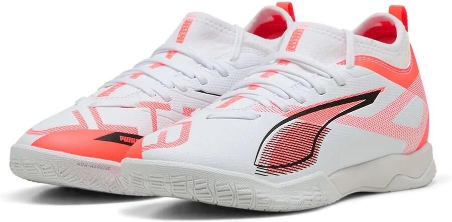 PUMA Ultra 5 Match It + Mid Low Voetbalschoenen Wit