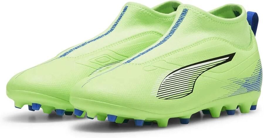 PUMA Ultra 5 Match+ Ll Mg Jr Voetbalschoenen Groen