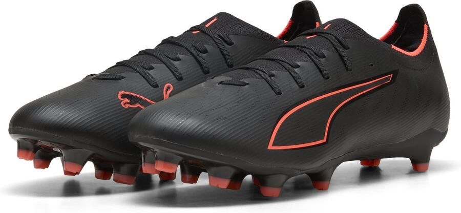 PUMA ULTRA 6 MATCH FG AG Unisex Sportschoenen Black- Red
