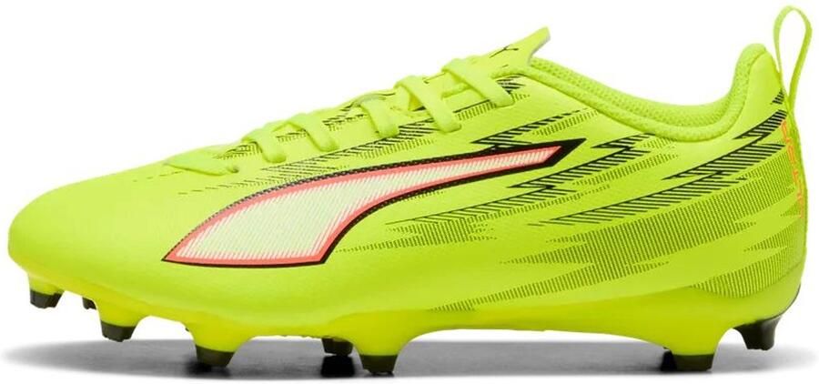 PUMA ULTRA 6 PLAY FG AG Jr Unisex Sportschoenen Yellow Alert- Black-Glowing Red-Lime Squeeze