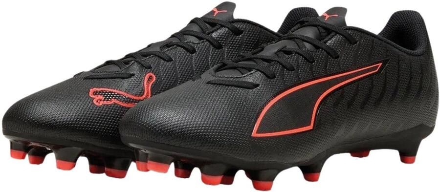 PUMA ULTRA 6 PLAY FG AG Unisex Sportschoenen Black- Red