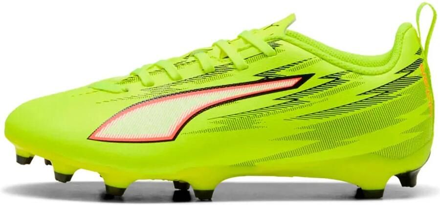 PUMA ULTRA 6 PLAY FG AG Jr Unisex Sportschoenen Yellow Alert- Black-Glowing Red-Lime Squeeze