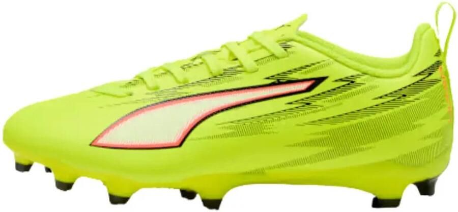PUMA ULTRA 6 PLAY FG AG Jr Unisex Sportschoenen Yellow Alert- Black-Glowing Red-Lime Squeeze - Foto 4