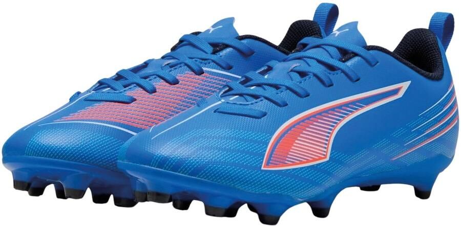 PUMA ULTRA 6 PLAY FG AG Jr Unisex Sportschoenen Ultra Blue- White-Glowing Red - Foto 5