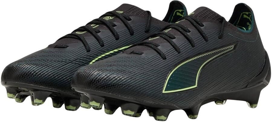 PUMA Ultra 6 Ultimate Gras Voetbalschoenen (FG) Zwart Donkergroen Lichtgroen - Foto 2