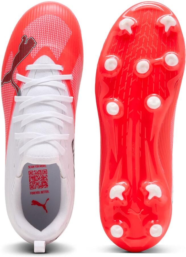 PUMA ULTRA 7 MATCH FG AG Jr Unisex Sportschoenen Ultra Red- Black- White