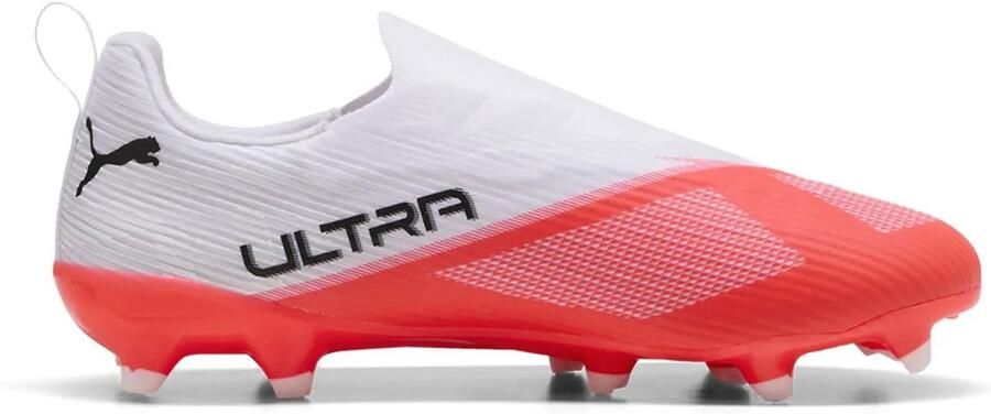 PUMA Ultra 7 Match Ll Fg ag Junioren Voetbalschoenen Rood Wit 1 2 Kinderen