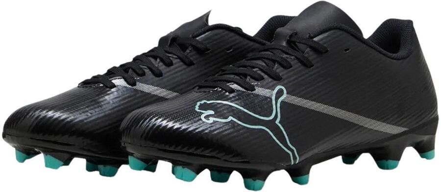 PUMA ULTRA 7 PLAY FG AG Unisex Sportschoenen Black-Intense Mint - Foto 4