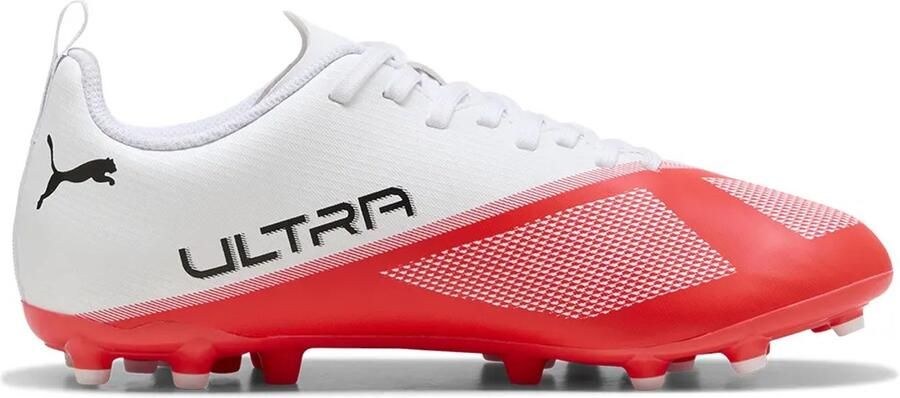PUMA Ultra 7 Play Mg Junioren Voetbalschoenen Rood Wit 1 2 Kinderen