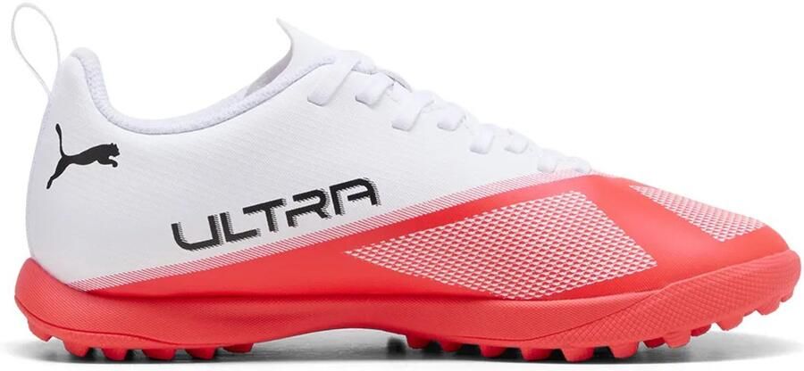 PUMA Ultra 7 Play Tf Junioren Voetbalschoenen Rood Wit Kinderen