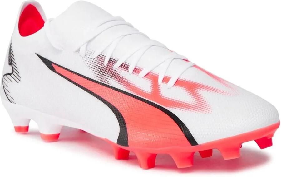PUMA ultra match fg-ag voetbalschoenen 46.5 wit zwart orchidee - Foto 2