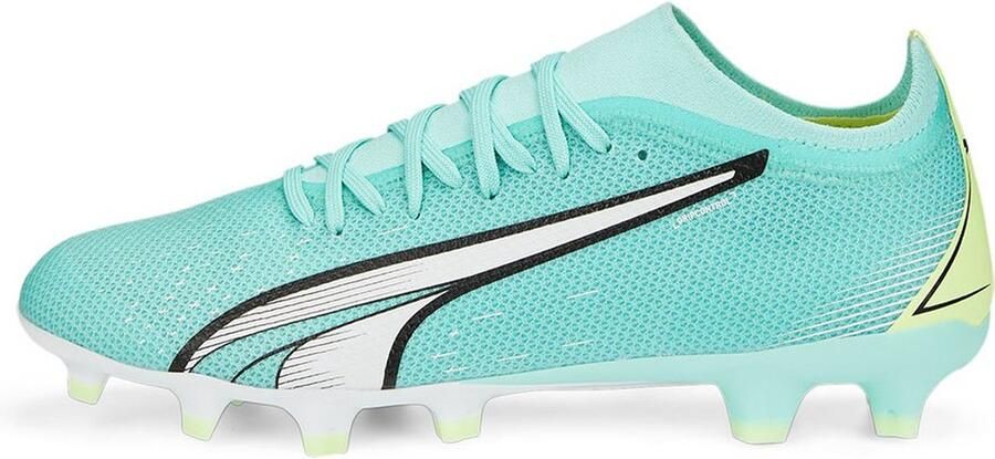 PUMA Ultra Match Gras Kunstgras Voetbalschoenen (MG) Felgroen Lichtgroen Wit - Foto 2