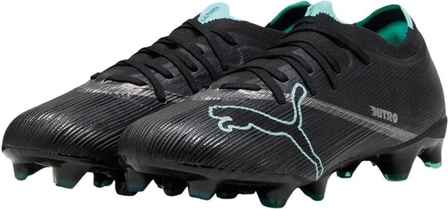 PUMA ULTRA NITRO 7 MATCH FG AG Unisex Sportschoenen Black-Intense Mint