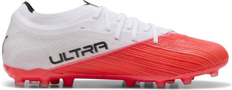 PUMA Ultra Nitro 7 Match Mg Voetbalschoenen Rood Wit 1 2 Kinderen