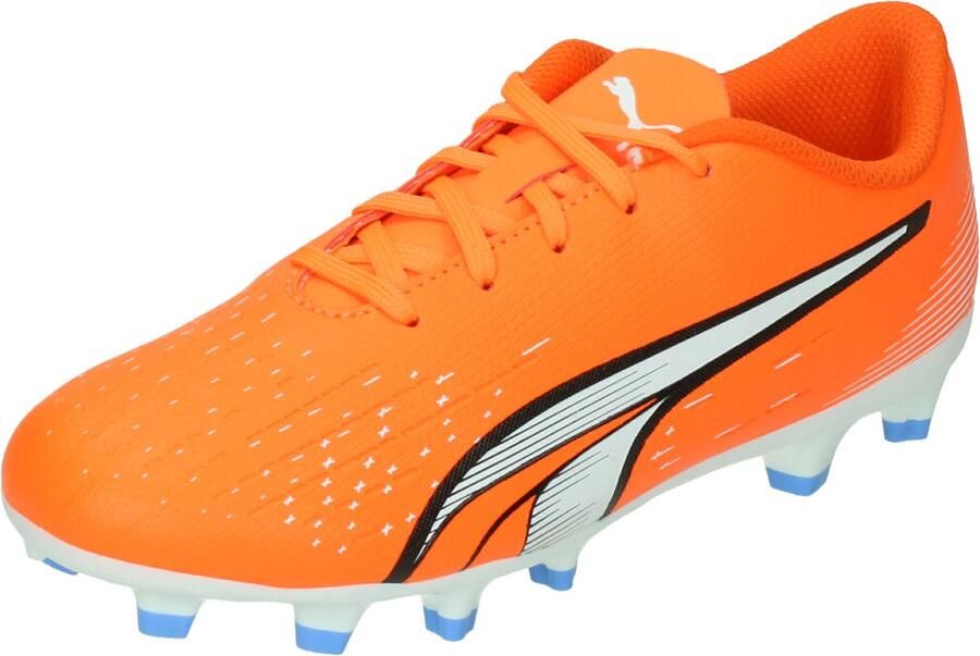 PUMA Ultra Play Gras Kunstgras Voetbalschoenen (MG) Kids Oranje Wit Blauw