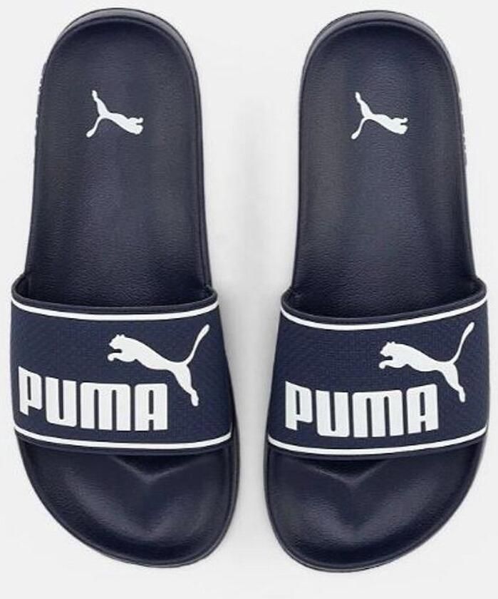 Puma Leadcat 2.0 badslippers donkerblauw wit - Foto 4