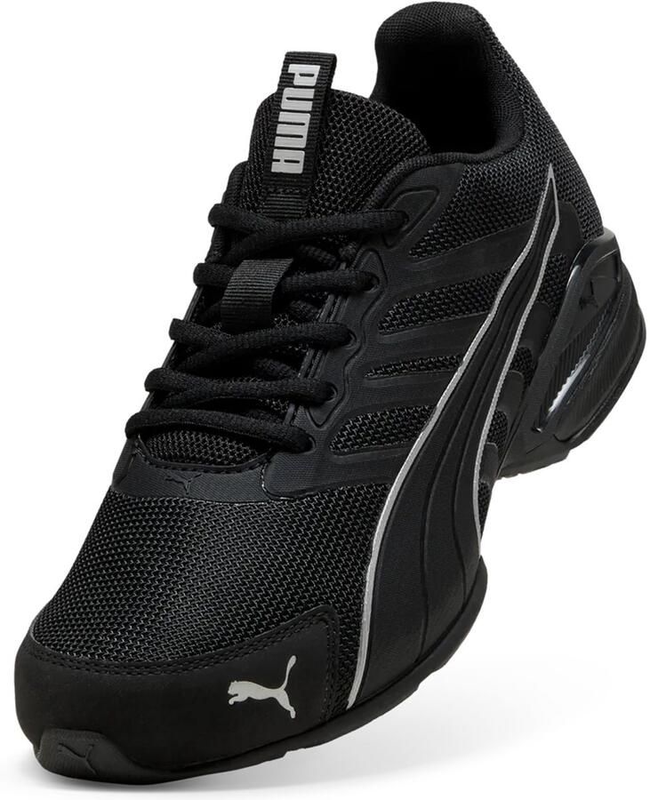 PUMA Unisex Electro Sneakers 312964 01 Black Silver
