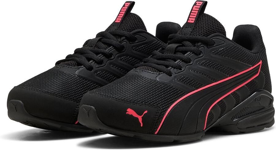PUMA Unisex Electro Sneakers 312964 09 Black-Pure Pink