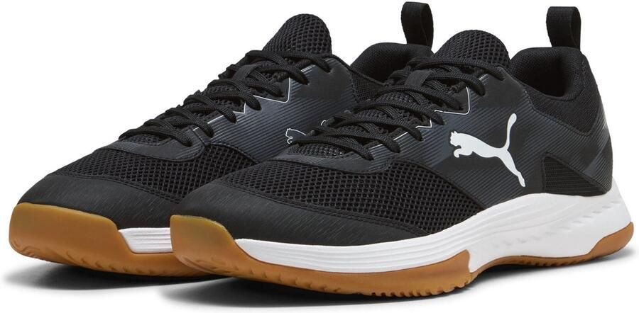 PUMA VARION 3 Indoor Unisex zaalschoenen Sneaker veterschoen 109096 01 Black- White - Foto 4