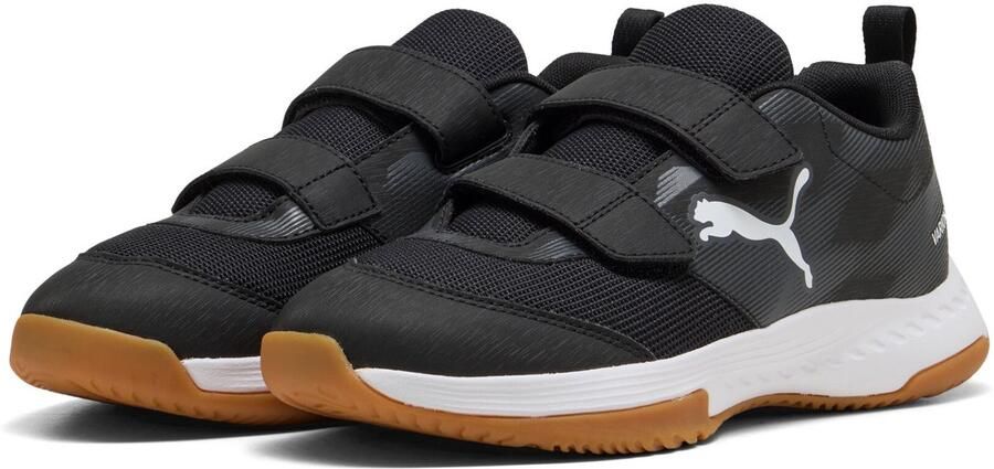 Puma Varion 3 V junior imitatieleren voetbalschoenen zwart - Foto 4