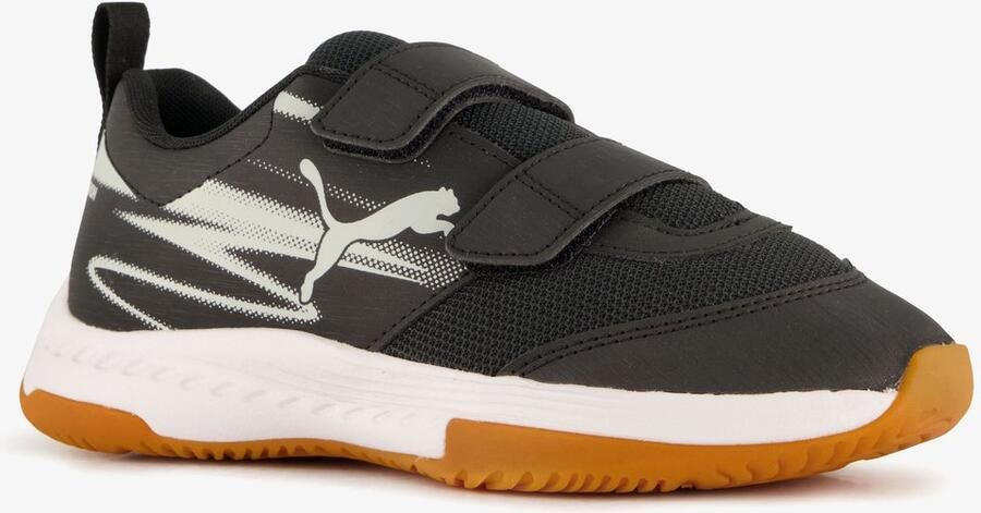 Puma Varion II V zaalsportschoenen zwart lichtgrijs