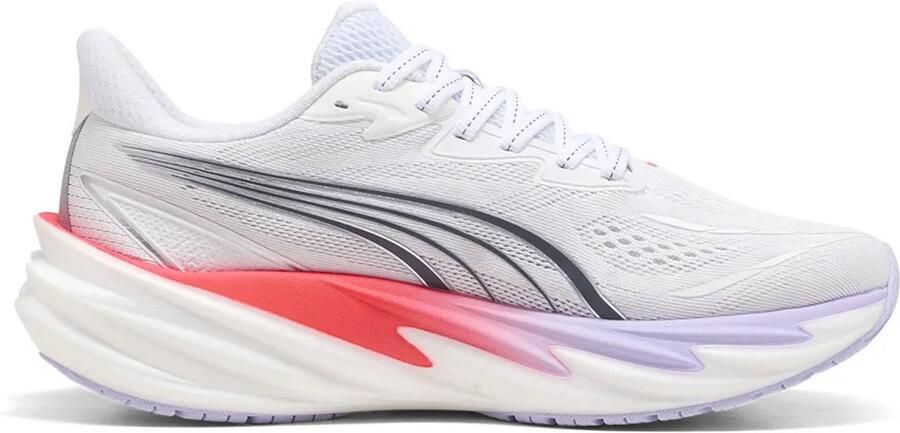 Puma Velocity Nitro 5 mesh hardloopschoenen wit oranje - Foto 4