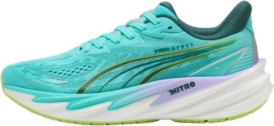 Puma x Hyrox Velocity Nitro 5 mesh hardloopschoenen turquoise lila - Foto 3