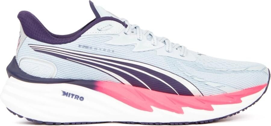 PUMA Loopschoen ' x Hyrox Velocity Nitro™ 4' navy duifblauw zilvergrijs