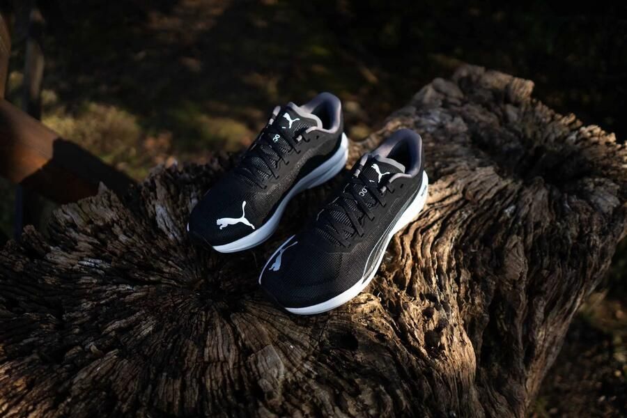 PUMA Velocity Nitro Dames Sportschoenen Hardlopen Weg zwart zilver - Foto 3