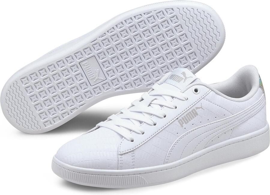 PUMA Vikky v2 Sig-Iri Dames Sneakers White- Silver - Foto 2