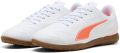PUMA Vitoria II IT Zaalvoetbalschoenen Junior - Wit/Oranje