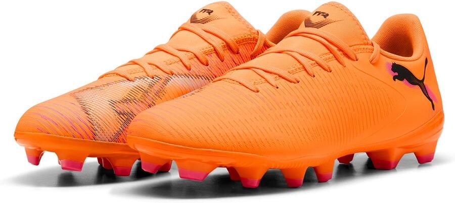 PUMA voetbalschoenen FUTURE 8 PLAY FG AG unisex sportschoenen 108602 oranje
