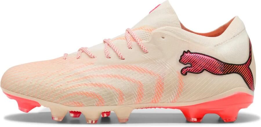 PUMA Future 9 Fusion FG AG The Arrival A gaan met suiker Wit Ultra Red Zwart