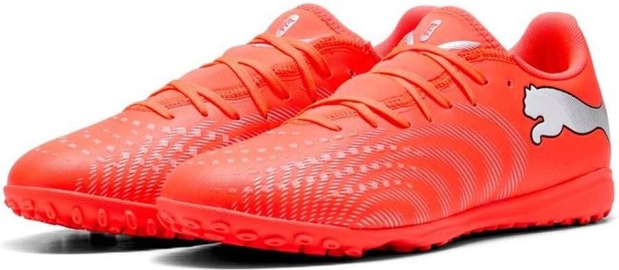 PUMA Future 9 Play Tf Voetbalschoenen Rood Oranje - Foto 2