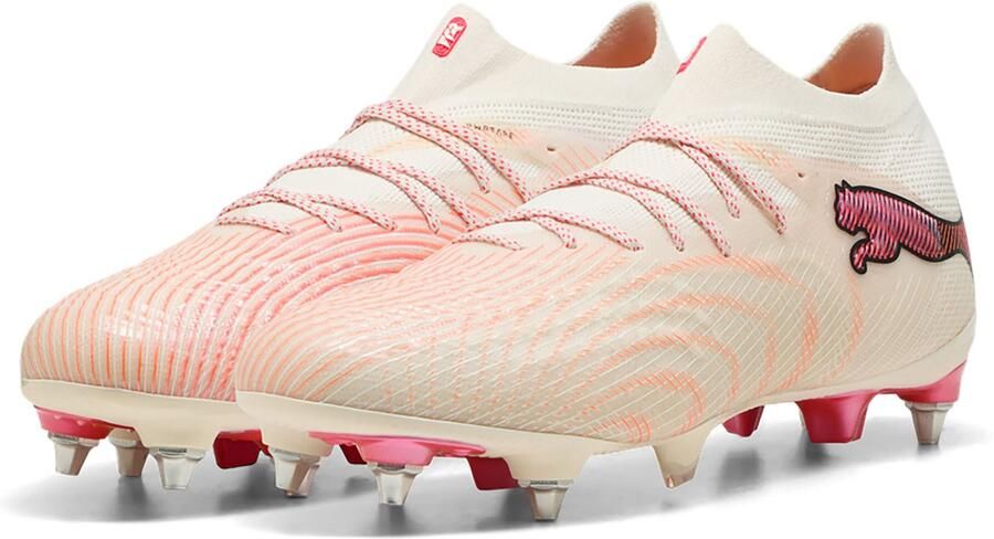 PUMA Future 9 Ultimate SG The Arrival A gaan met suiker Wit Ultra Red Zwart
