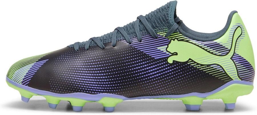 PUMA FUTURE 7 PLAY FG AG Unisex Sportschoenen Gray Skies-Elektro Purple-Fizzy Apple- White - Foto 2